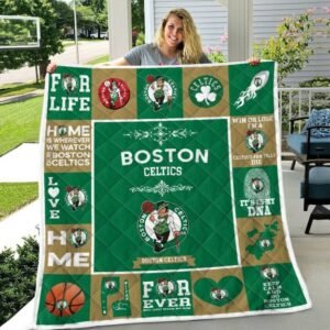 Boston Celtics Pride Quilt Blanket