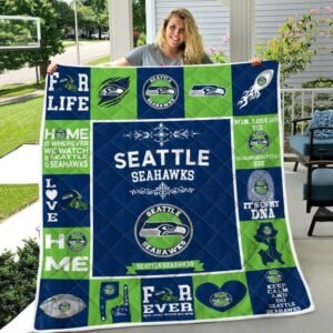 Seattle Seahawks Pride Quilt Blanket